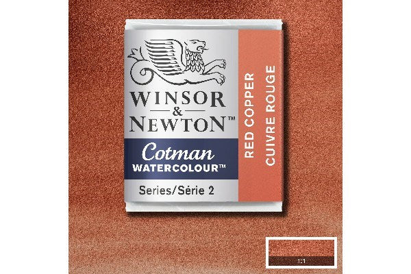 Cotman watercolour 1/2 pan Red Copper 471